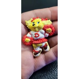Vintage 1985 American Greetings Get Along Gang Dotty Dog Cheerleader Magnet